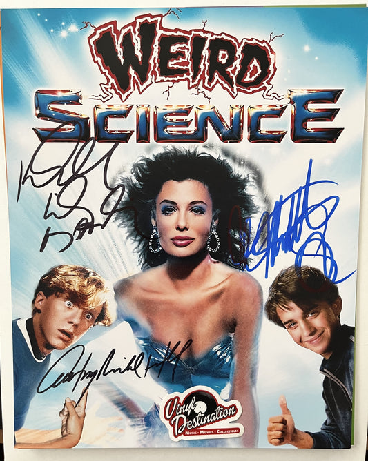 Weird Science - Cast Signed 8 x 10 Photo   Hall - LeBrock - Mitchell-Smith