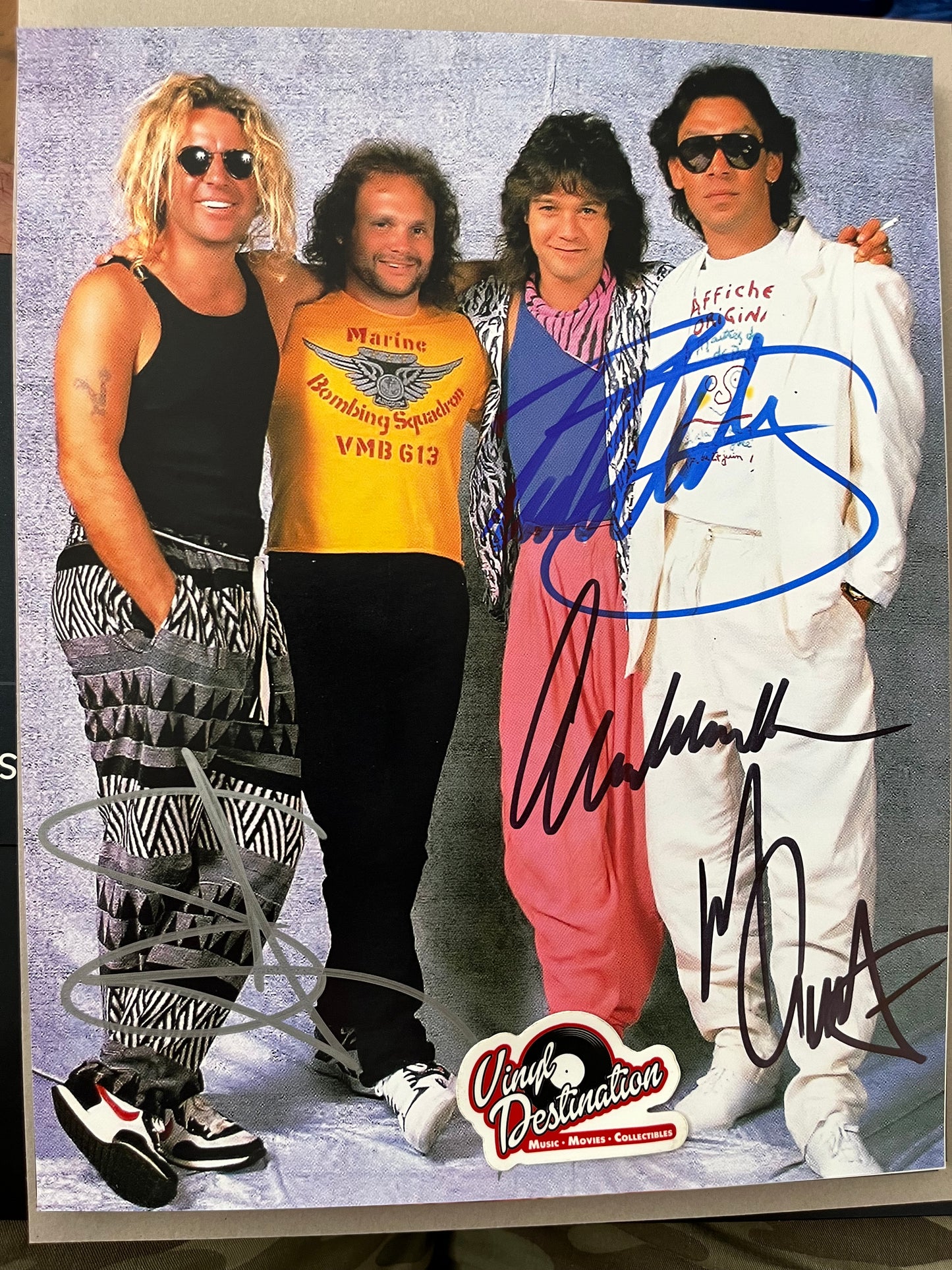 Van Halen - Band Fully Signed 8 x 10 Photo