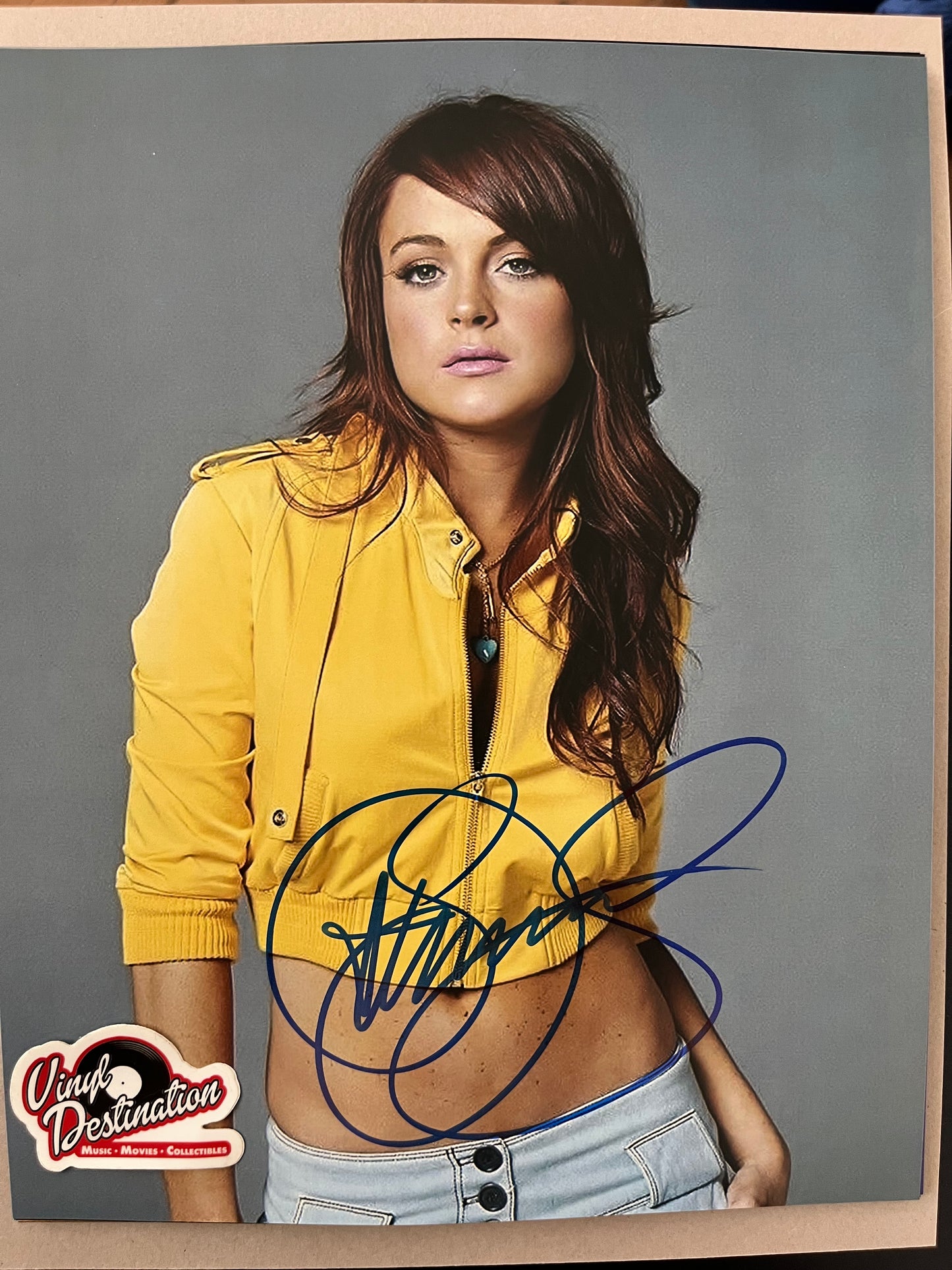 Lindsay Lohan - Hand Signed 8 x 10 Photo