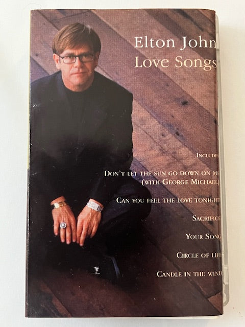 Elton John - Love Songs      Netherlands Import Cassette LP