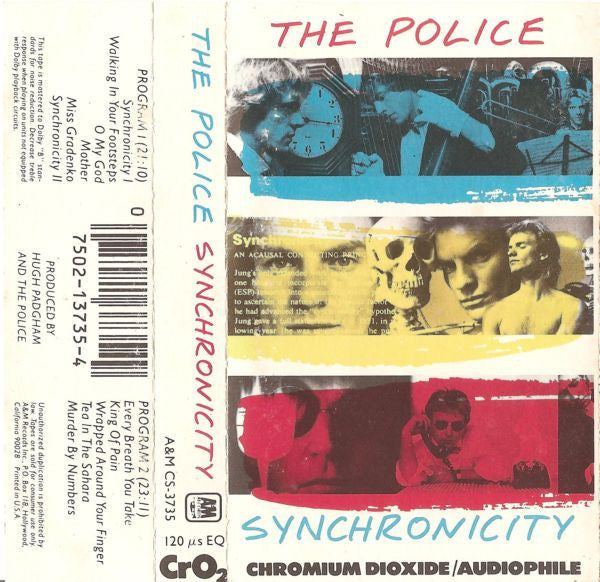 The Police - Synchronicity   U.S. Cassette LP