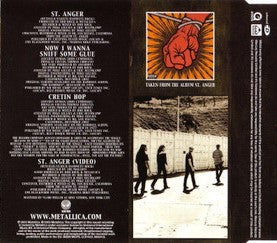 Metallica - St. Anger   U.K. Enhanced 5-Track CD Single With Video