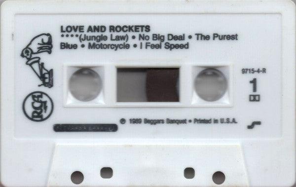 Love And Rockets - Self Titled   U.S. Cassette LP