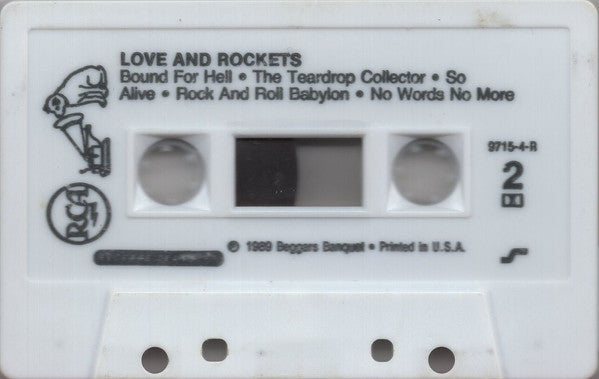 Love And Rockets - Self Titled   U.S. Cassette LP