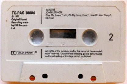 John Lennon - Imagine   UK Import Cassette LP
