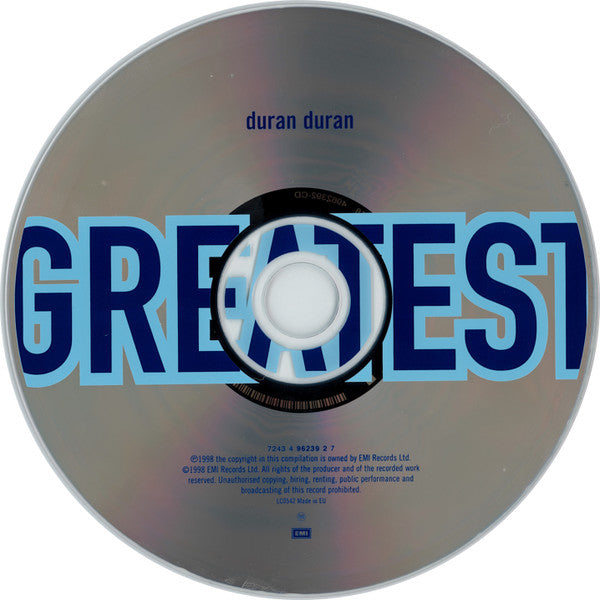 Duran Duran - Greatest - European Import CD LP