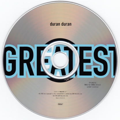 Duran Duran - Greatest - U.S. CD LP - Record Club Issue