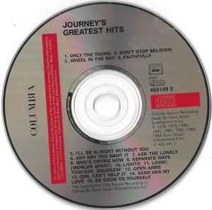 Journey - Greatest Hits         European Import CD LP