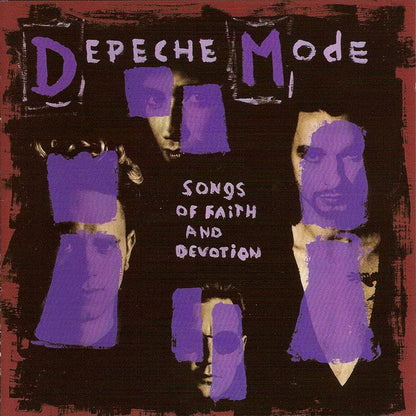 Depeche Mode - Songs Of Faith And Devotion - Very Rare Set Of 5 12"x12" Promo Display Flats