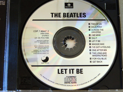 The Beatles - Let It Be     U.S. CD LP