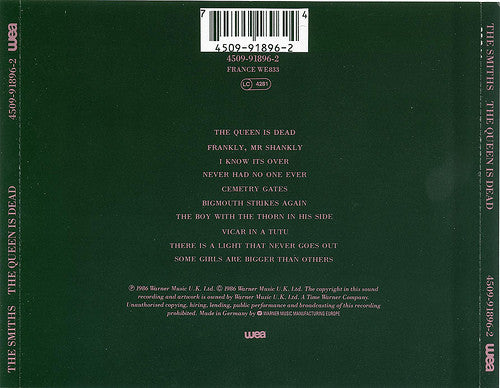 The Smiths - The Queen Is Dead - European Import CD