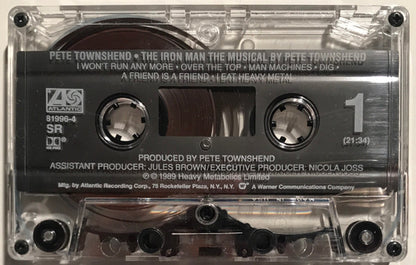 Pete Townsend - The Iron Man   U.S.  Cassette LP