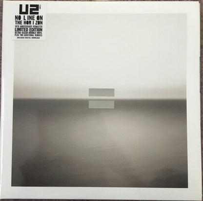 U2 - No Line On The Horizon     Limited Edition Import 2-LP Clear Vinyl   *NEW*