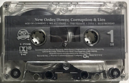 New Order - Power, Corruption, & Lies   U.S. Cassette LP