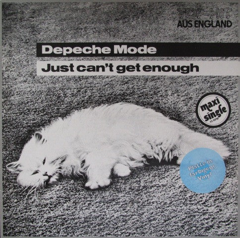 Depeche Mode - Just Can't Get Enough   VERY RARE German Only Grey Vinyl 12"