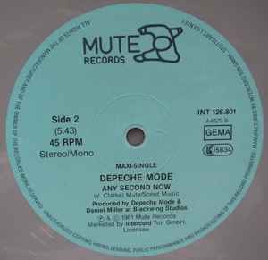 Depeche Mode - Just Can't Get Enough   VERY RARE German Only Grey Vinyl 12"