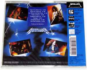 METALLICA - Ride The Lightning - RARE Japanese 1994 press CD