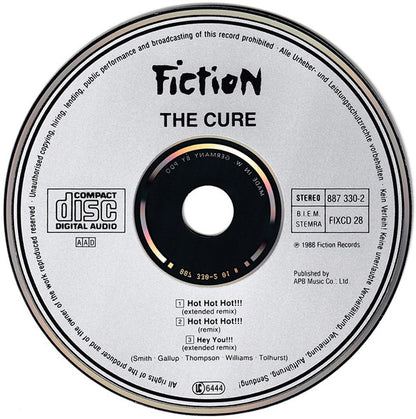 The Cure - Hot Hot hot - Rare 3-Track German only CD Single