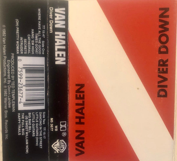 Van Halen - Diver Down  U.S. Cassette LP