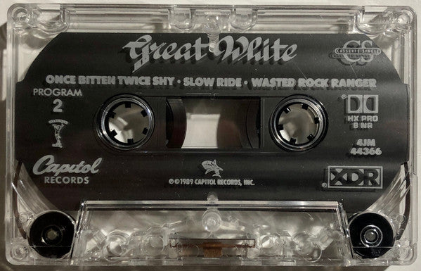 Great White - Once Bitten Twice Shy    U.S. Cassette Single