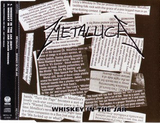 Metallica - Whiskey In The Jar - U.K. Promotional Only 2-Track CD Single