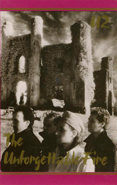 U2 - The Unforgettable Fire   U.S. Cassette LP   Columbia House Issue