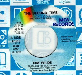 Kim Wilde - The Second Time      Japanese Promo 7" Single