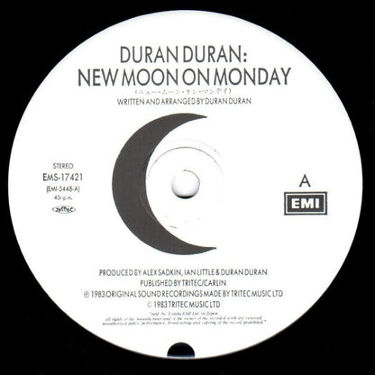 Duran Duran - New Moon On Monday  Japanese 7" Single