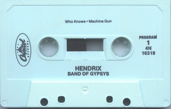 Jimi Hendrix - Band Of Gypsys    U.S. Cassette LP