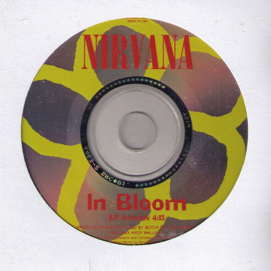 NIRVANA - In Bloom - Rare U.S. Promo Only 1-Track CD