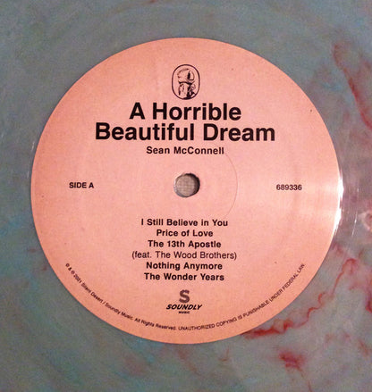 Sean McConnell - A Horrible Beautiful Dream    2xLP Colored Vinyl