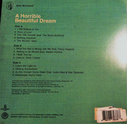 Sean McConnell - A Horrible Beautiful Dream    2xLP Colored Vinyl