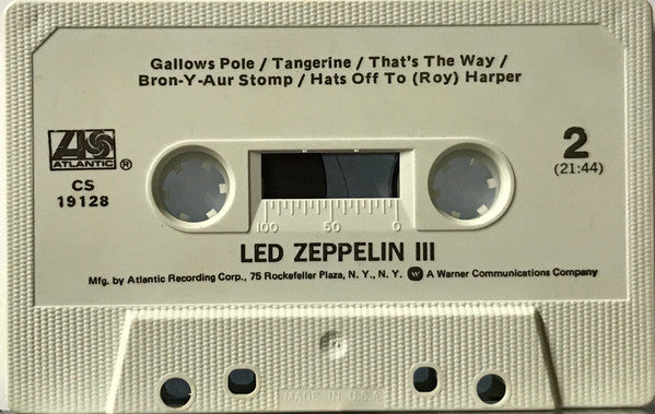 Led Zeppelin - Led Zeppelin 3   U.S. Cassette LP