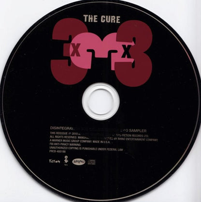 The Cure - 3x3x3 - Disintegration Deluxe Edition - Promotional ONLY 9-Track Sampler CD