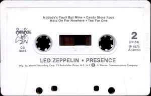 Led Zeppelin - Presence    U.S. Cassette LP