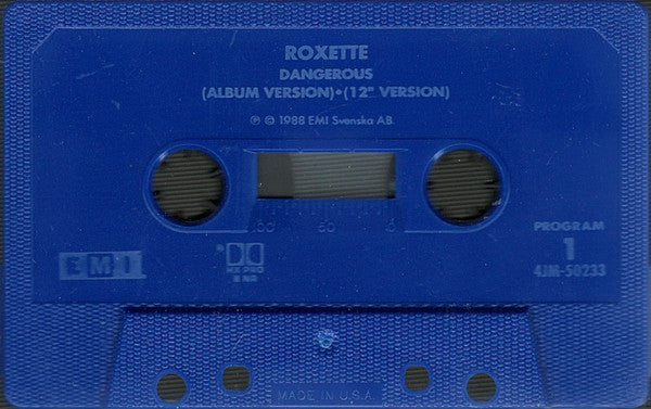 Roxette - Dangerous    U.S. Cassette Single