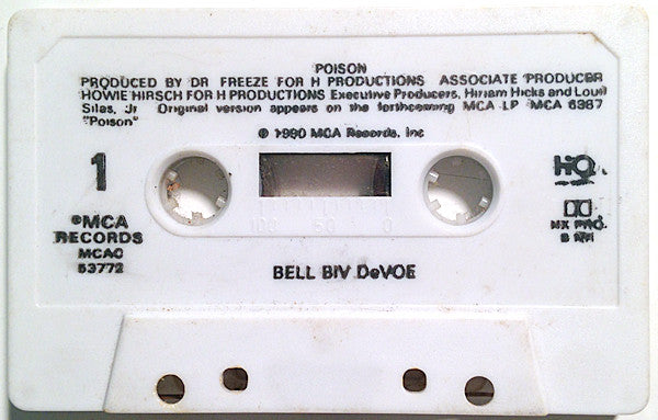 Bell Biv Devoe - Poison    U.S. Cassette Single