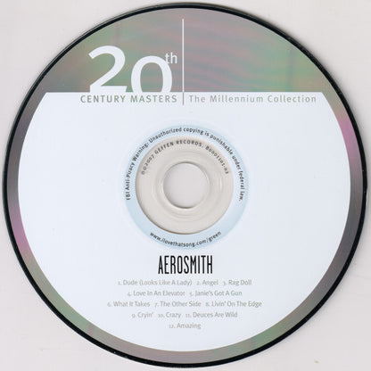 Aerosmith - The Millennium Collection   U.S. CD LP