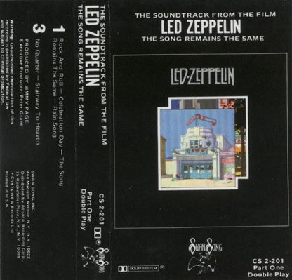 Led Zeppelin - The Song Remains The same    U.S. 2xCassette LP