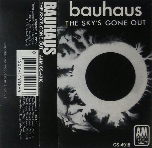Bauhaus - The Skys Gone Out   U.S. Cassette LP