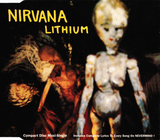 NIRVANA - Lithium   German Import 2-Track CD Single