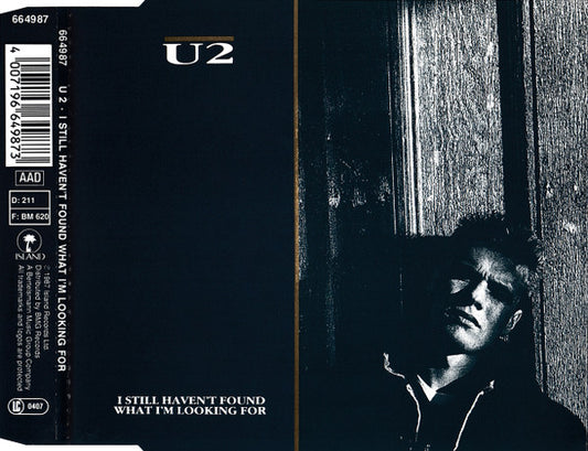 U2 - I Still Haven't Found What I'm Looking For    Austrian Import 3-Track CD Single