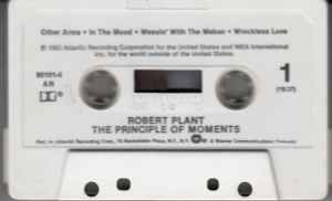 Robert Plant - The Principle Of Moments   U.S. Cassette LP