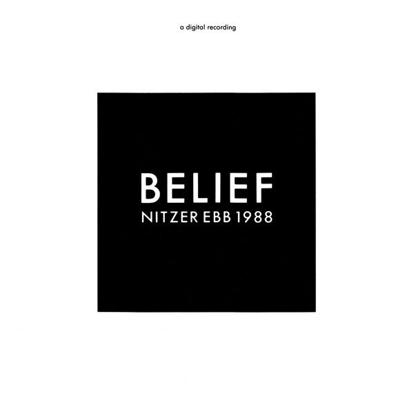 Nitzer Ebb - Belief   Hand Signed CD LP