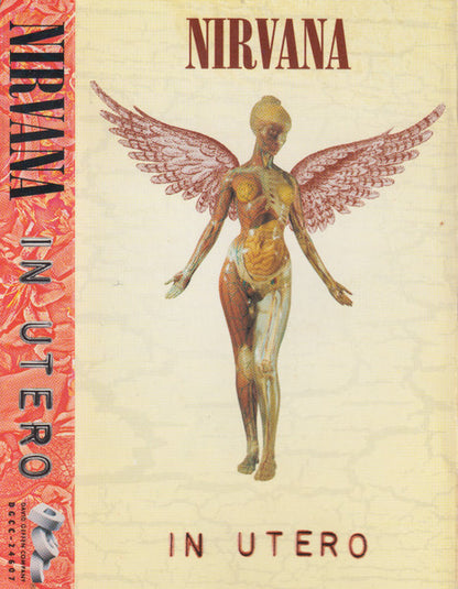 NIRVANA - In Utero   Canadian Cassette LP