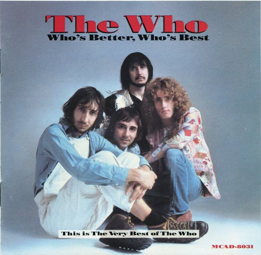 The Who - Who's Better, Who's Best     U.S. Greatest Hits CD LP
