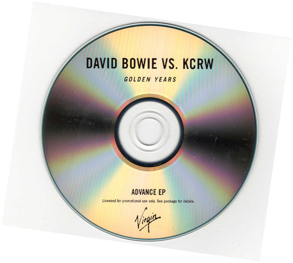 David Bowie - Golden Years - VERY Rare KCRW Remixes Promo Only CD