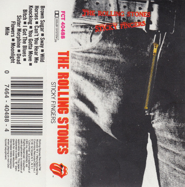 Rolling Stones - Sticky Fingers        U.S. Cassette LP