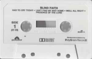 Blind Faith - Self Titled - U.S. Cassette LP - Controversial Cover