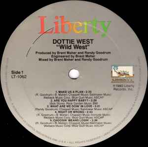 Dottie West - Wild West - Classic Country 12" LP Still In Shrink